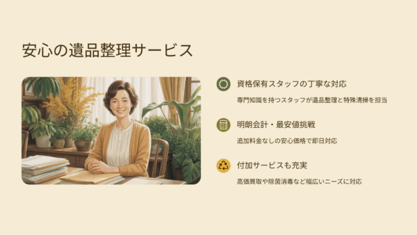 岡山・遺品整理を任せるならTRUST・CORP｜信頼・価格・対応力で選ぶおすすめ業者