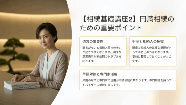 【相続基礎講座2】遺言がない相続で起きるトラブルとは？