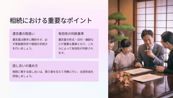 68歳、遺言書が2通見つかり親族が分裂。【どちらが本物かを争う日々】