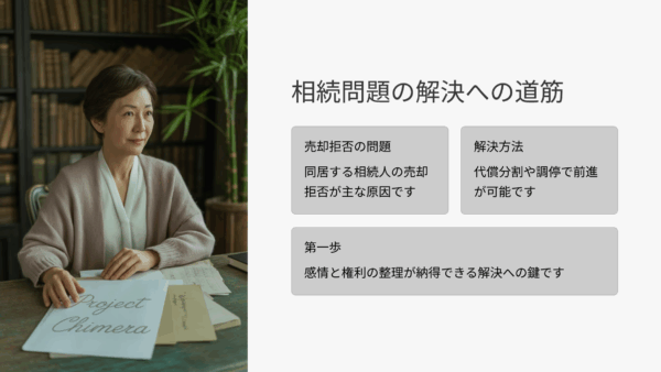 実家 相続できない｜同居する家族が売却に応じないときの対処法7選