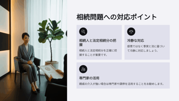 【相続基礎講座34】親戚が相続に口を出してきたときの対応法