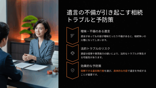 【相続基礎講座32】遺言があっても揉めるケースはある？