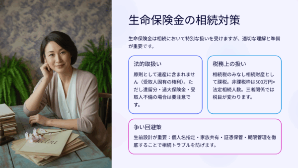 【相続基礎講座45】生命保険の受取金は遺産に含まれるの？