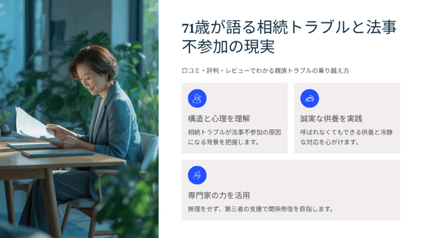 家族信託の誤用で信頼崩壊？70歳親世代の口コミ・評判・レビューから学ぶ失敗事例と対策