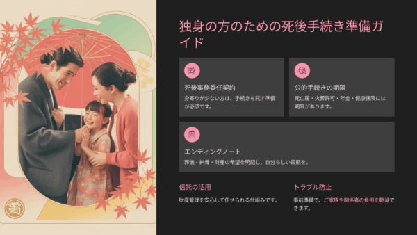 独身の死後手続きはこう変わる！死後事務委任契約や信託の口コミ・評判・レビューまとめ