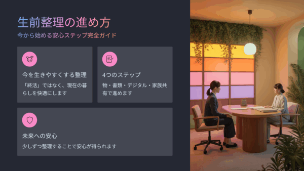 生前整理の進め方【口コミ・評判・レビューまとめ】今から始める安心ステップ完全ガイド